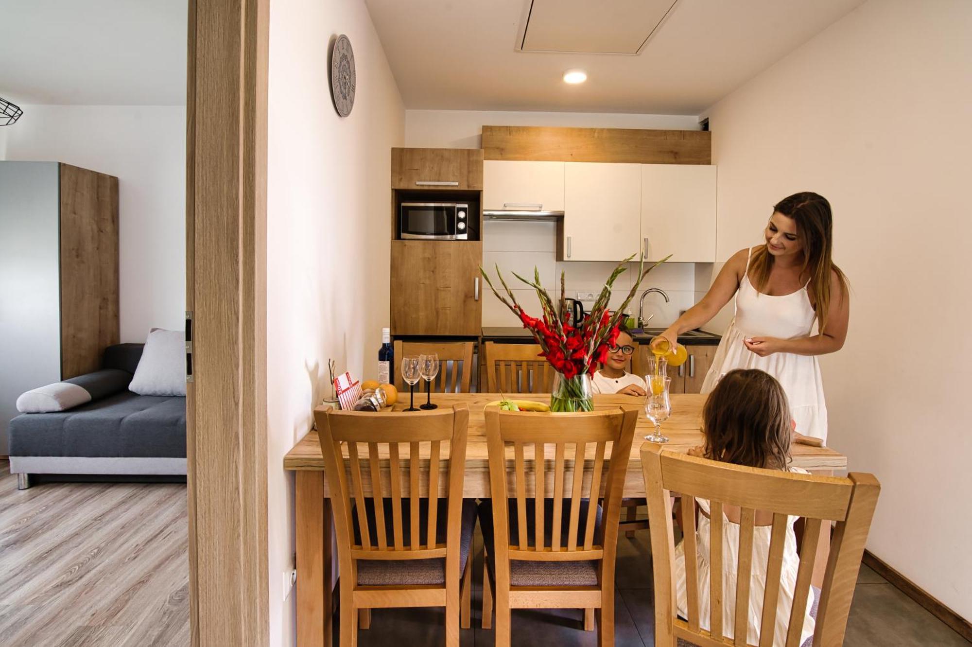 Sloneczne Wzgorze Zator Apartment ภายนอก รูปภาพ