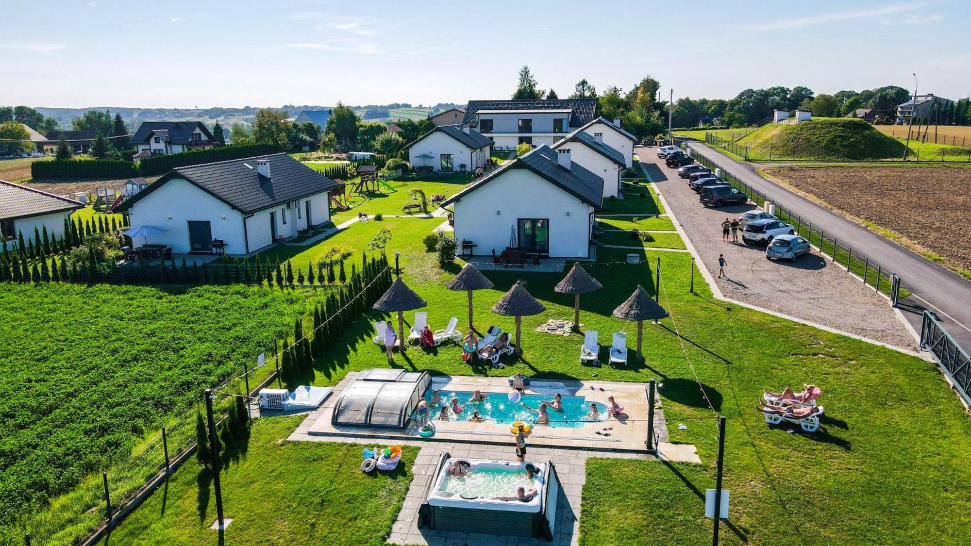 Sloneczne Wzgorze Zator Apartment ภายนอก รูปภาพ