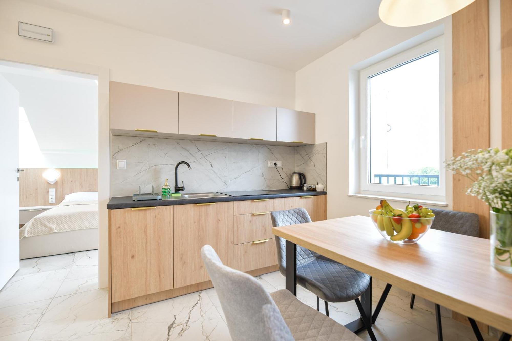 Sloneczne Wzgorze Zator Apartment ภายนอก รูปภาพ